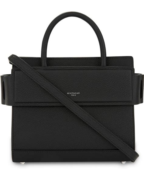 givenchy mini horizon black|Givenchy Horizon Mini Matte Leather Tote in Black .